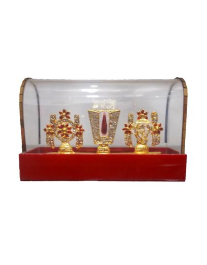 tmpooja-13.5x4x8cm-venkat-naamam-sakkaram-shankh-red-stone-gifts-idols-online-mega-pooja-