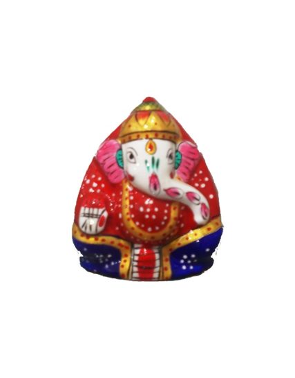 tmpooja-brass-ganesh-vinayaka-painted-design-red-and-blue-4x3x4.7cm-the-online-mega-pooja-store