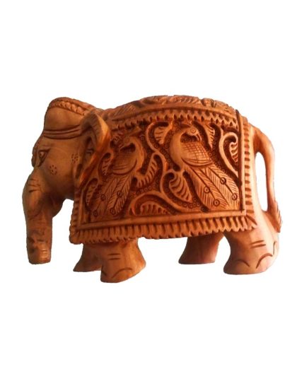 tmpooja-elephant-wood-12.5x7x8cm-idols-gifts-online-mega-pooja-store