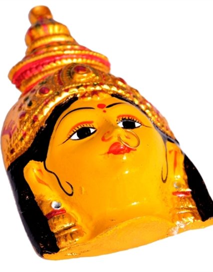 tmpooja,thirumurugan,pooja,devi,face,durga,idols,handicrafts,durga,mugam,laxmi,home,wall,decorative,navarathri,golu,product,idols,metal,Height,20,cm,width,9.5,cm,handicrafte