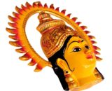 tmpooja,thirumurugan,pooja,devi,face,durga,idols,handicrafts,durga,mugam,laxmi,home,wall,decorative,navarathri,golu,product,idols,metal,Height,27,cm,length,17,cm,handicraf (2)