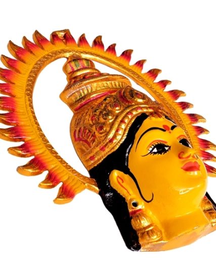 tmpooja,thirumurugan,pooja,devi,face,durga,idols,handicrafts,durga,mugam,laxmi,home,wall,decorative,navarathri,golu,product,idols,metal,Height,27,cm,length,17,cm,handicraf (2)