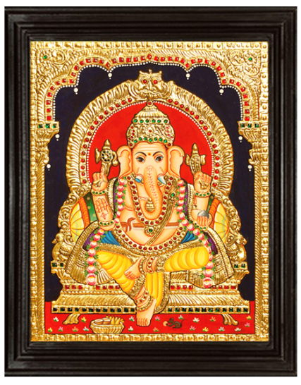 Ganesha Tanjore Painting 10