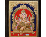 Ganesha Tanjore Painting 17