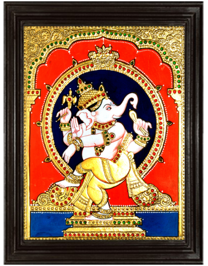 Ganesha Tanjore Painting 2