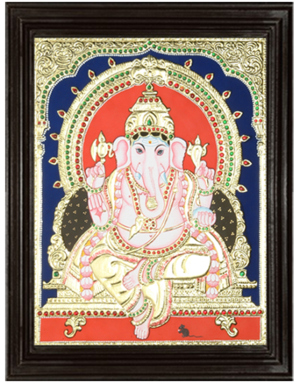 Ganesha Tanjore Painting 3