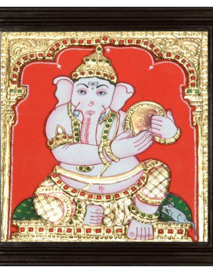 Ganesha Tanjore Painting 5