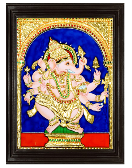 Ganesha Tanjore Painting 6