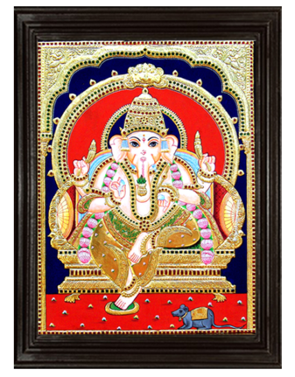 Ganesha Tanjore Painting 7