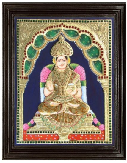 tmpooja-Annapoorani-tanjore painting-online -mega-pooja-store