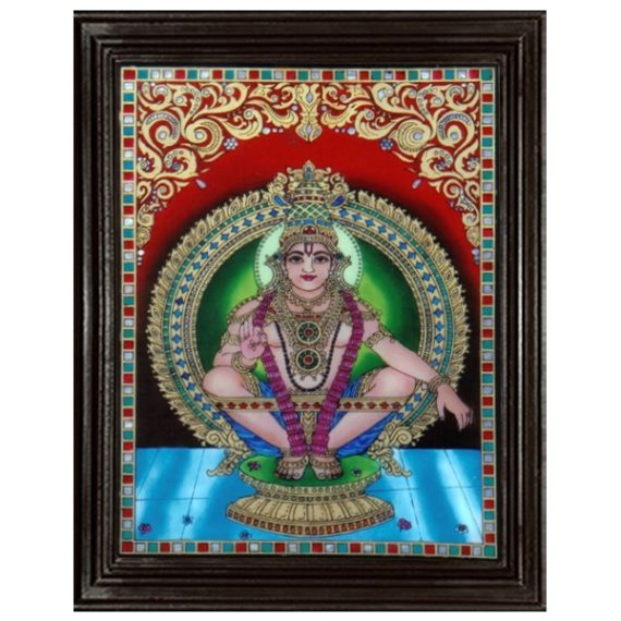 tmpooja-Ayyappan-glass-painting-online-mega-pooja-store