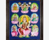 tmpooja-Goddess lakshmi-glass-painting-online-mega-pooja-store