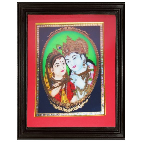 tmpooja-Radha krishna4iglass-painting-online-mega-pooja-store