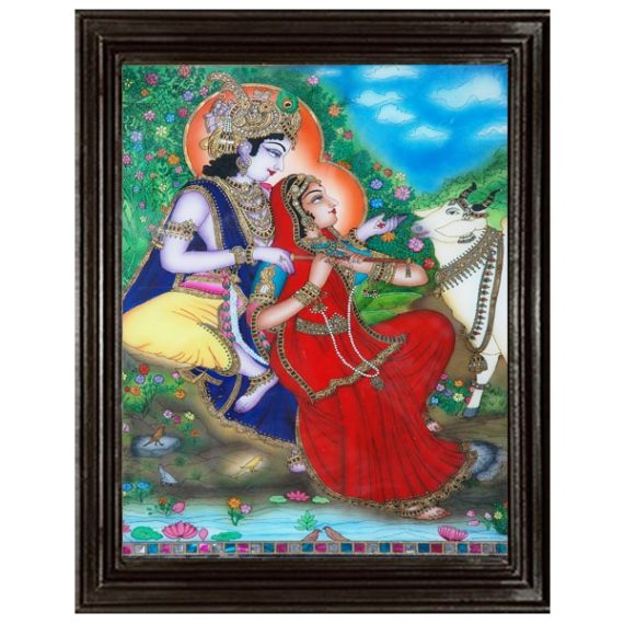 tmpooja-Radhakrishna2-glass-painting-online-mega-pooja-store