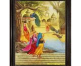 tmpooja-Village art-glass-paintong-online-mega-pooja-store