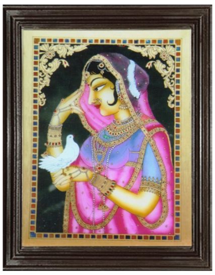 tmpooja-Women-glass-painting-online-mega-pooja-store