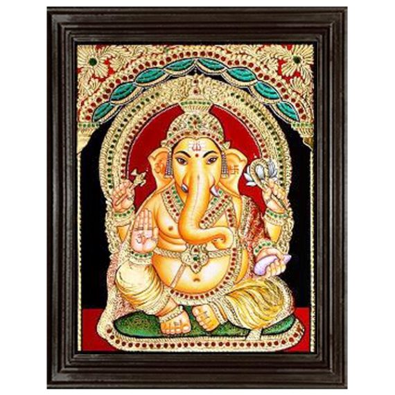 tmpooja-ganesh4-glass painting-online-mega-pooja-store