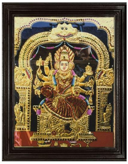 tmpooja-Amman7-tanjore-painting-online-mega-pooja-store