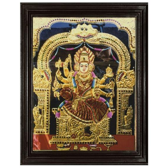 tmpooja-Amman7-tanjore-painting-online-mega-pooja-store