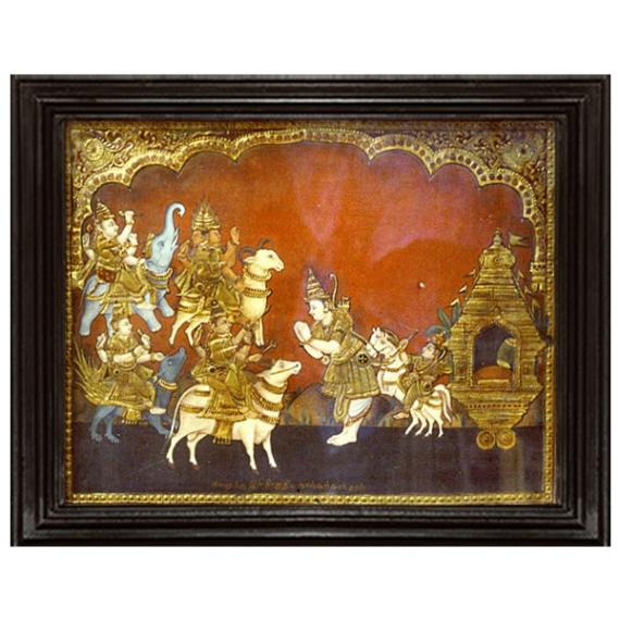 tmpooja-God's Dharshan-tanjore-painting-online-mega-pooja-store