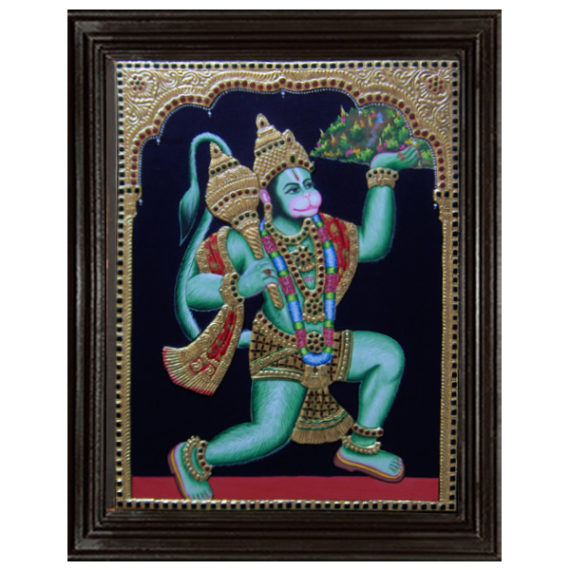 tmpooja-Hanuman-tanjore-painting-online-mega-pooja-store