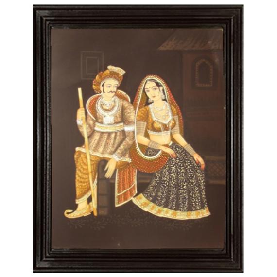 tmpooja-King Queen-tanjore-painting-online-mega-pooja-store