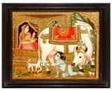 tmpooja-Komatha Krishna-tanjore-painting-online-mega-pooja-store