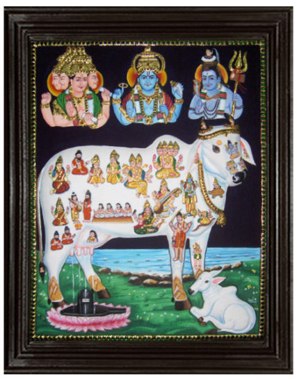 tmpooja-Komatha-tanjore-painting-online-mega-pooja-store