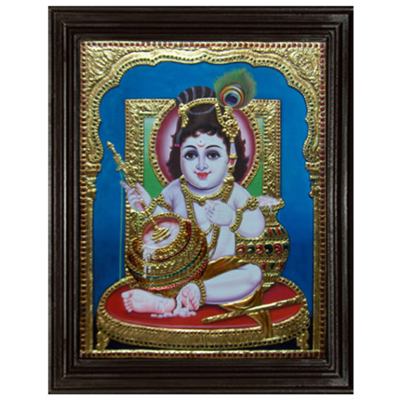 tmpooja-Krishna10-tanjore-painting-online-mega-pooja-store