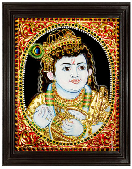 tmpooja-Krishna12-tanjore-painting-online-mega-pooja-store