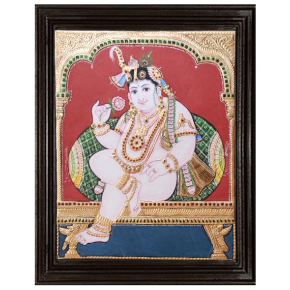 tmpooja-Krishna15-tanjore-painting-online-mega-pooja-store