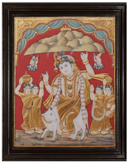 tmpooja-Krishna18-tanjore-painting-online-mega-pooja-store