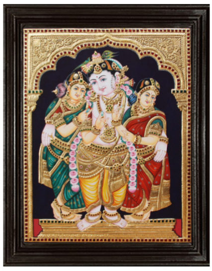 tmpooja-Krishna19-tanjore-painting-online-mega-pooja-store