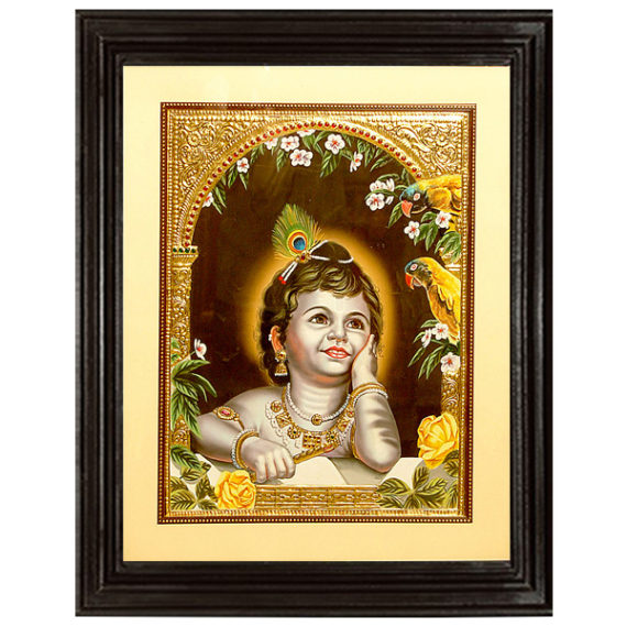 tmpooja-Krishna22-tanjore-painting-online-mega-pooja-store