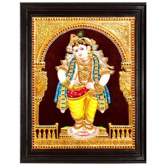 tmpooja-Krishna23-tanjore-painting-online-mega-pooja-store