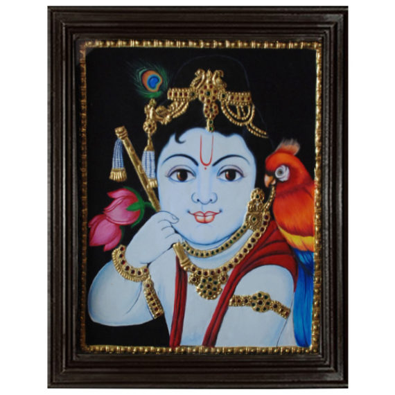 tmpooja-Krishna24-tanjore-painting-online-mega-pooja-store