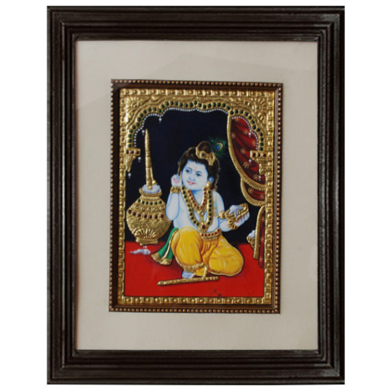 tmpooja-Krishna25-tanjore-painting-online-mega-pooja-store