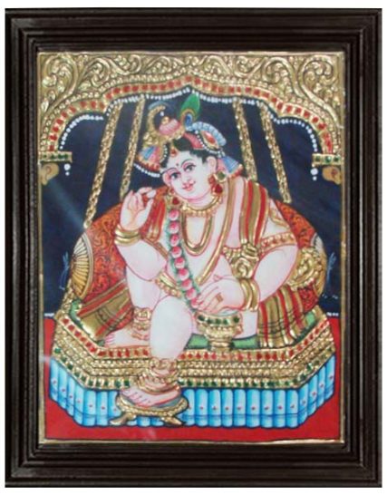 tmpooja-Krishna40-tanjore-painting-online-mega-pooja-store