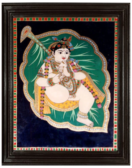 tmpooja-Krishna43-tanjore-painting-online-mega-pooja-store