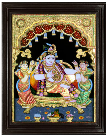 tmpooja-Krishna9-tanjore-painting-online-mega-pooja-store