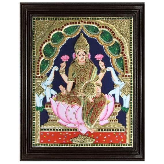 tmpooja-Lakshmi3-tanjore-painting-online-mega-pooja-store