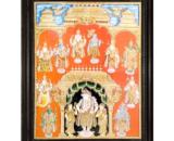 tmpooja-Lord Krishna's Dhasavadharam-tanjore-painting-online-mega-pooja-store