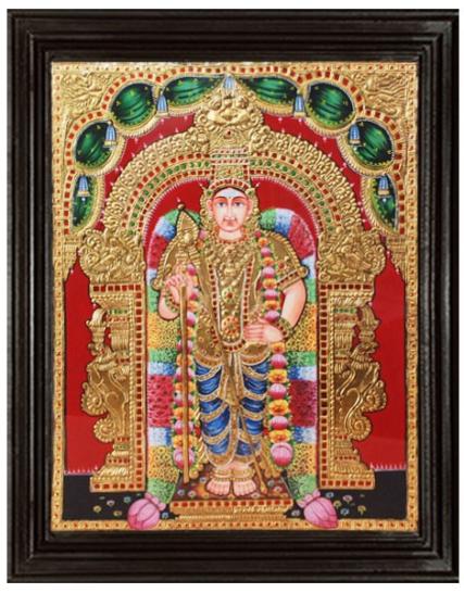 tmpooja-Lord Muruga2-tanjore-painting-online-mega-pooja-store