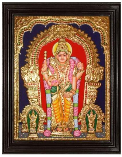 tmpooja-Lord Muruga6-tanjore-painting-online-mega-pooja-store