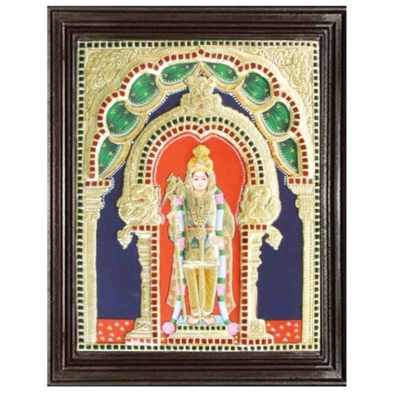 tmpooja-Lord Muruga7-tanjore-painting-online-mega-pooja-store