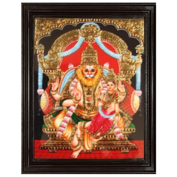 tmpooja-Lord Narasimmah-tanjore-painting-online-mega-pooja-store