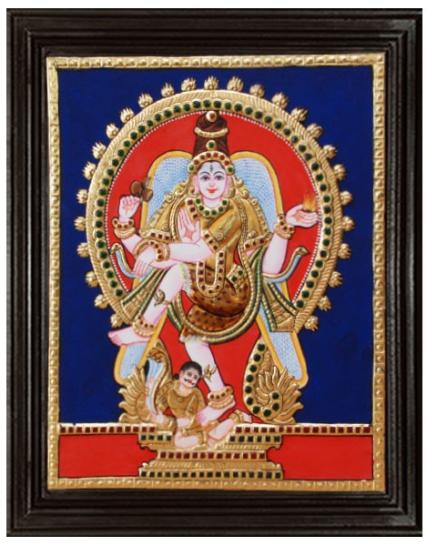 tmpooja-Lord Natarajar-tanjore-painting-online-mega-pooja-store