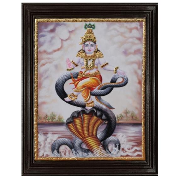 tmpooja-Lord Vishnu2-tanjore-painting-online-mega-pooja-store