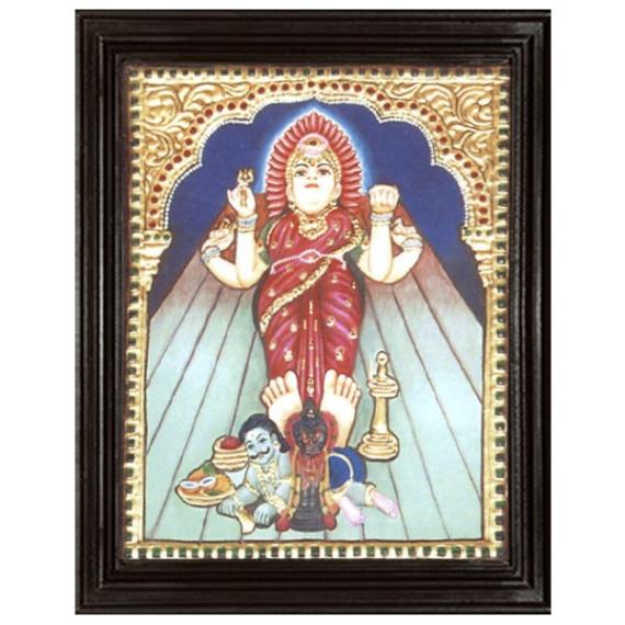 tmpooja-Maasani Amman-tanjore-painting-online-mega-pooja-store