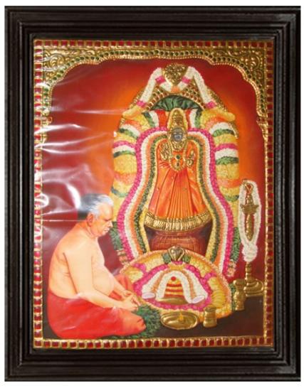 tmpooja-Om Shakti-tanjore-painting-online-mega-pooja-store